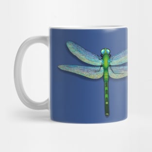 Green Cosmic Dragonfly Mug